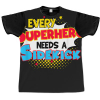 Kids Every Superhero Needs A Sidekick Brother Sister Graphic T-shirt | Artistshot