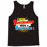 Kids Every Superhero Needs A Sidekick Brother Sister Tank Top | Artistshot