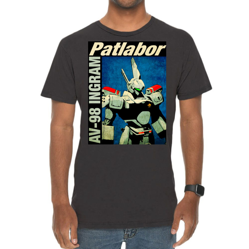 Ingram Patlabor Poster Aesthetic Vintage T-shirt | Artistshot