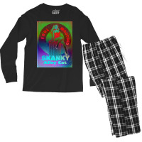 Foulmouthed Skanky Alley Cat By Nuancehoe Poster Girl Men's Long Sleeve Pajama Set | Artistshot