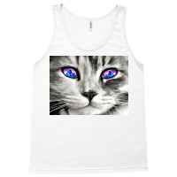 Galaxy Cat Eyes Poster Tumblr Tank Top | Artistshot