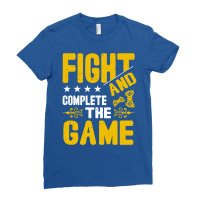 Fight And Complete The Game Classic Tshirt Summer Love Ladies Fitted T-shirt | Artistshot