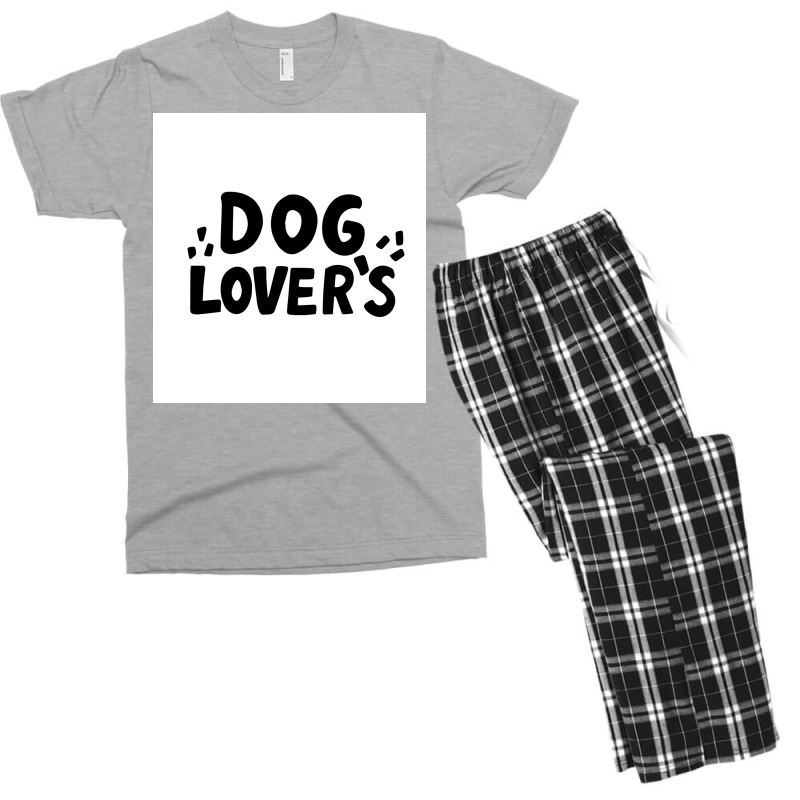 I Love Dogs Poster Stars Funny Men's T-shirt Pajama Set | Artistshot