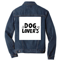 I Love Dogs Poster Stars Funny Men Denim Jacket | Artistshot