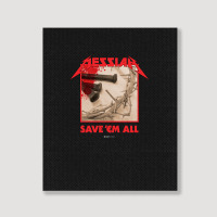 Messiah Save 'em All (heavy Crusade) Portrait Canvas Print | Artistshot