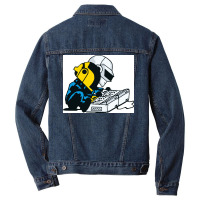 French Electronic Starss 7  Love Men Denim Jacket | Artistshot