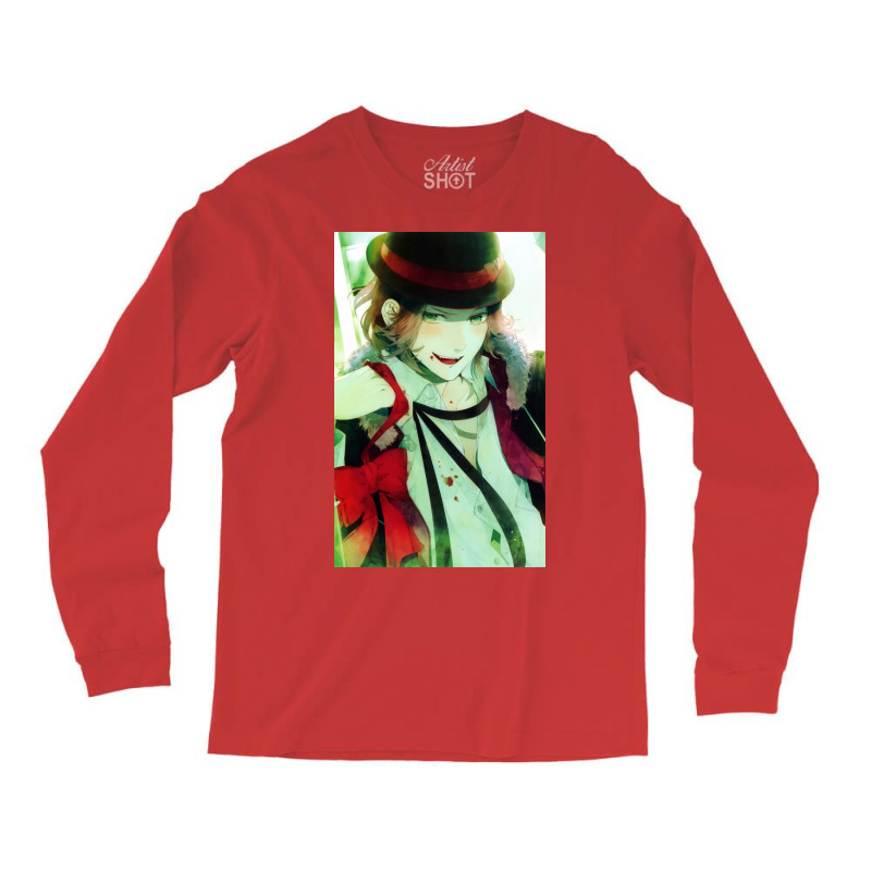 Laito Sakamaki Smirk Poster Girl (1) Long Sleeve Shirts | Artistshot