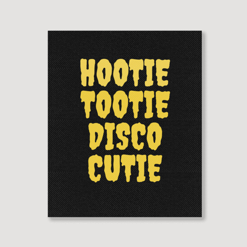 Hootie Tootie Disco Cutie Portrait Canvas Print | Artistshot