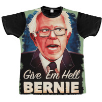 Give Em Hell Bernie   80s Graphic T-shirt | Artistshot