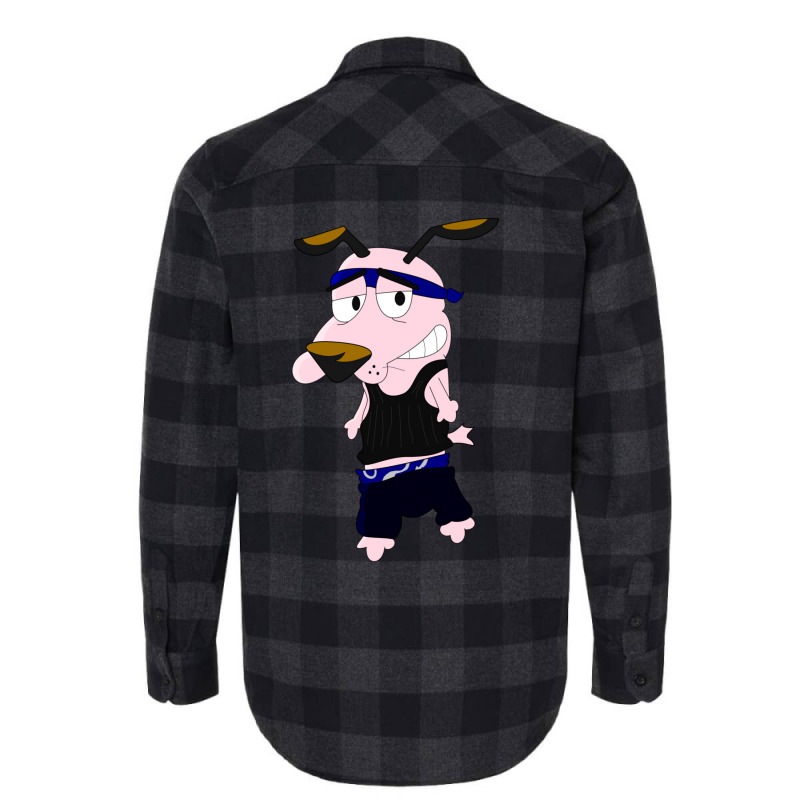 Gangster Courage The Cowardly Dog 1 Flannel Shirt | Artistshot