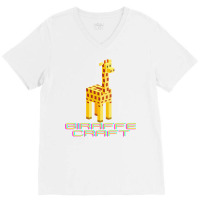 Giraffe Craft Classic Tshirt Cool Yellow V-neck Tee | Artistshot