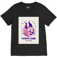 Floppa Cube Today Was A Good Day Flop Flop Happy Floppa Friday Racist V-neck Tee | Artistshot