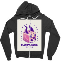 Floppa Cube Today Was A Good Day Flop Flop Happy Floppa Friday Racist Zipper Hoodie | Artistshot