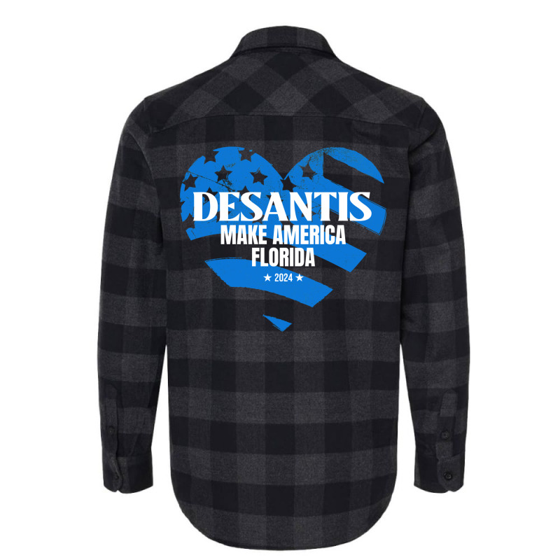 Governor Ron Desantis Make America Florida   Hipster Flannel Shirt | Artistshot