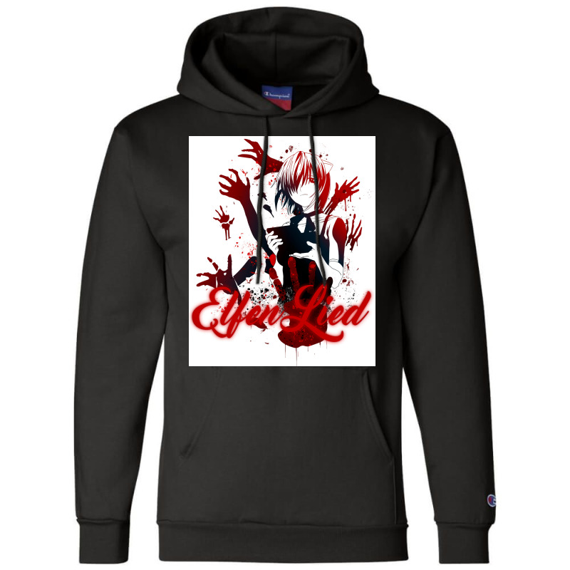 Elfen Lied Poster Yellow (1) Champion Hoodie | Artistshot