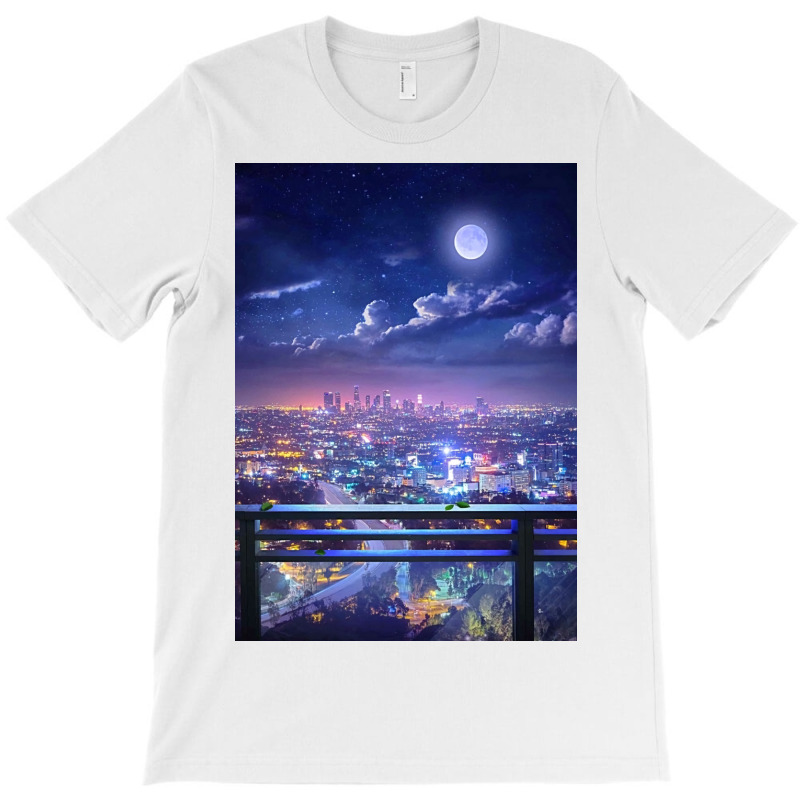 Lofi City Poster Aesthetic T-shirt | Artistshot