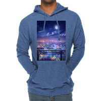 Lofi City Poster Aesthetic Lightweight Hoodie | Artistshot