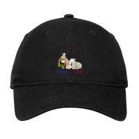 Everything Will Be Just Fine As Long As There Are Sheep And Wine 1 Adjustable Cap | Artistshot