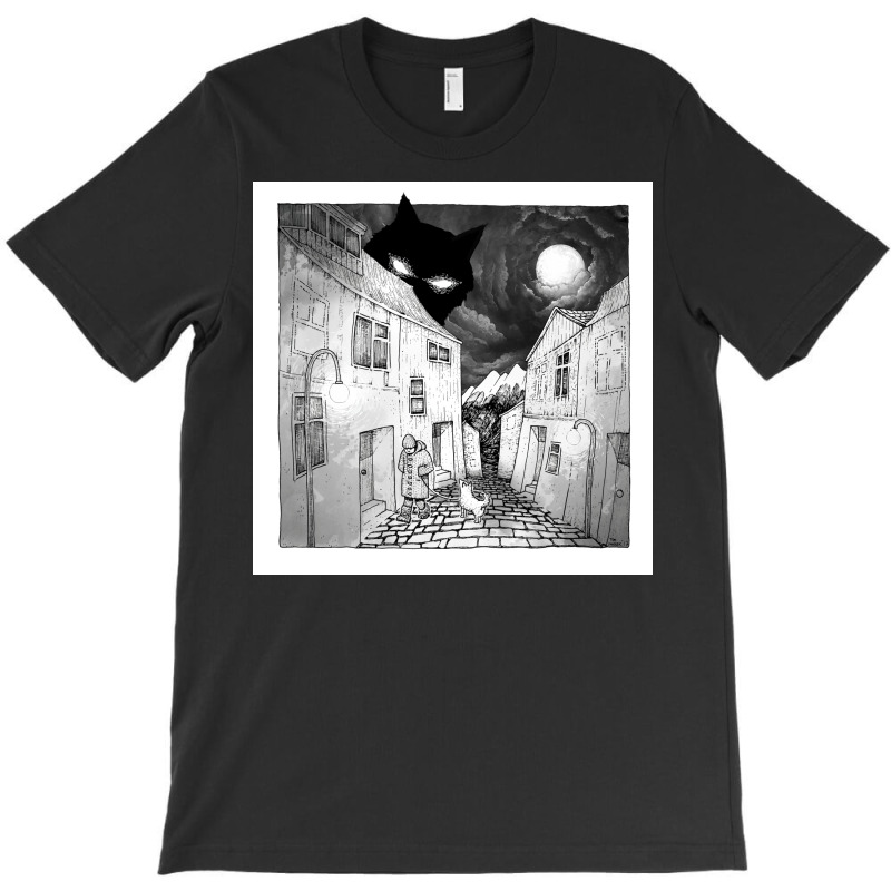 Jlaktturinn The Giant Icelandic Cat Poster T-shirt | Artistshot