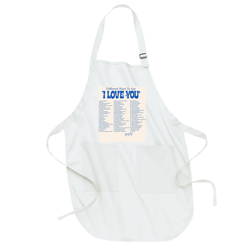 Different Ways To Say I Love You Full-length Apron | Artistshot