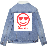 Love Ya  Cool Unisex Sherpa-lined Denim Jacket | Artistshot