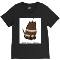 Black Forest Cteau Cap Poster Red V-neck Tee | Artistshot