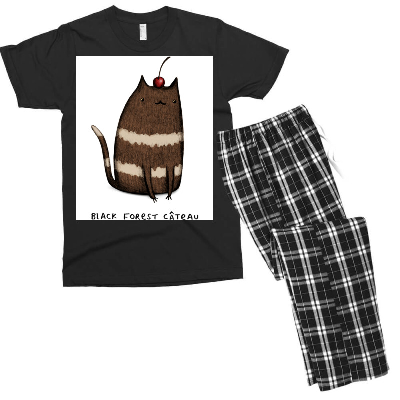 Black Forest Cteau Cap Poster Red Men's T-shirt Pajama Set | Artistshot