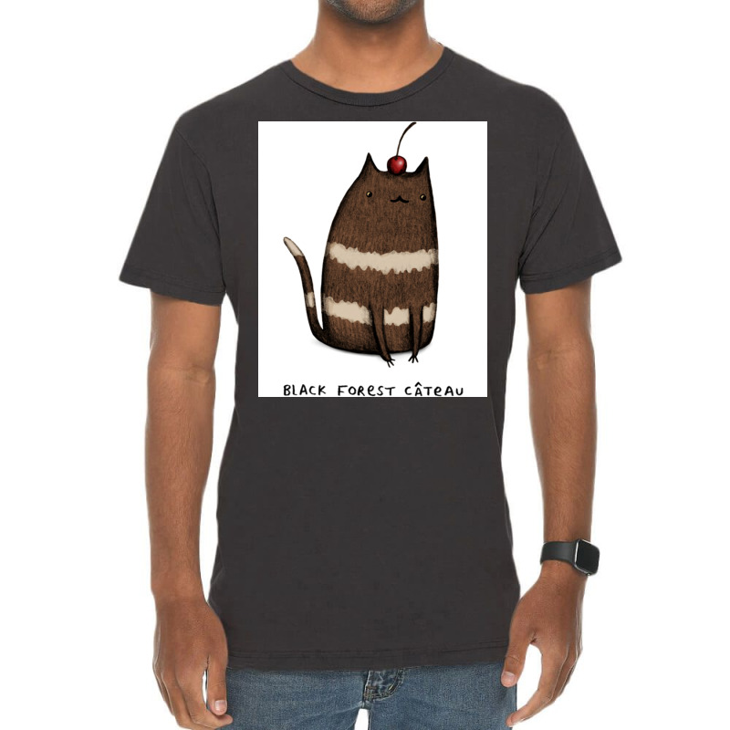 Black Forest Cteau Cap Poster Red Vintage T-shirt | Artistshot