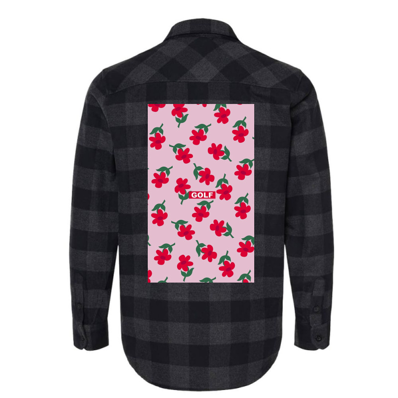 Flowers Golf Tyler The Creator Poster Retro (1) Flannel Shirt | Artistshot