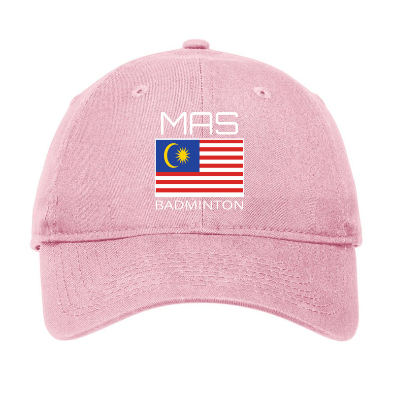 Malaysia Badminton Team Malaysian Athlete Mas Flag Pride Print Classic Adjustable Cap by mimkapublio | Artistshot