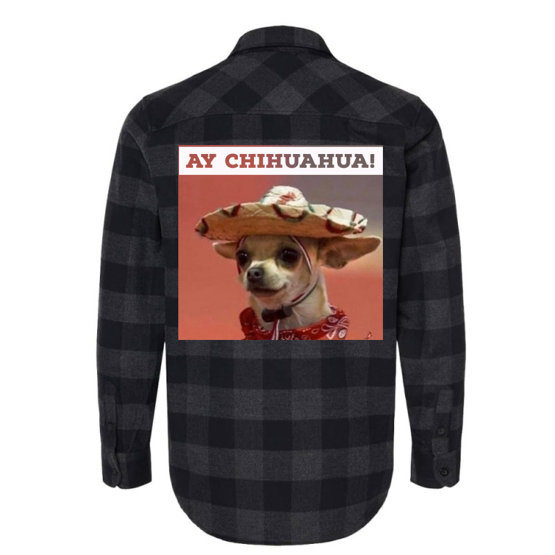 Oh Chihuahua Poster 80s Flannel Shirt | Artistshot