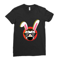 Bad Trap Bunny Face Mask X100  La Cancion Dembow Reggaeton Ladies Fitted T-shirt | Artistshot