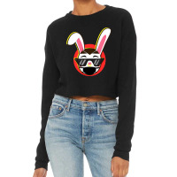 Bad Trap Bunny Face Mask X100  La Cancion Dembow Reggaeton Cropped Sweater | Artistshot