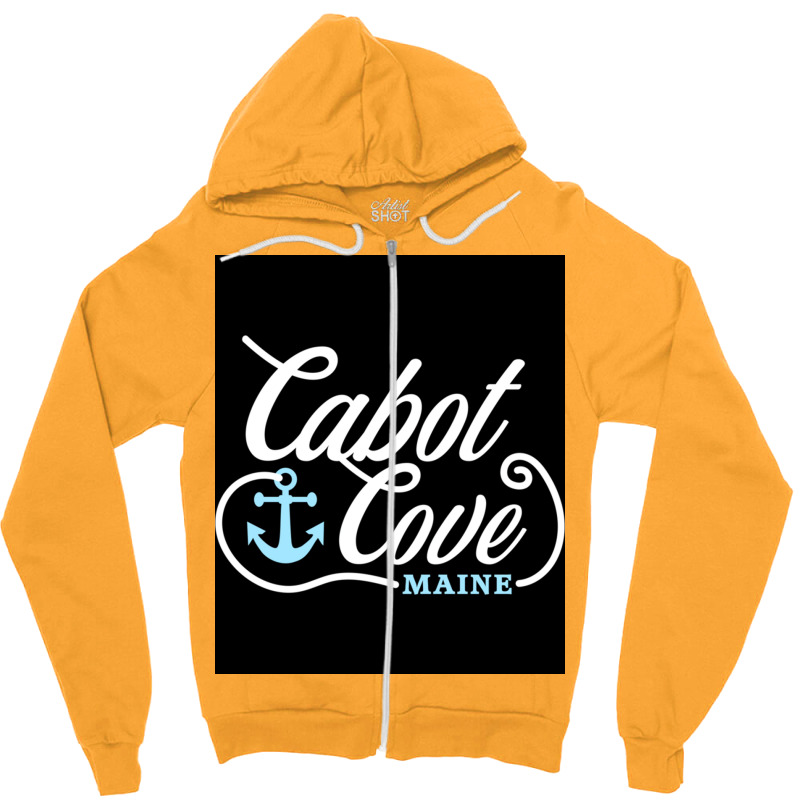 Cabot Cove Poster Hipster Zipper Hoodie | Artistshot