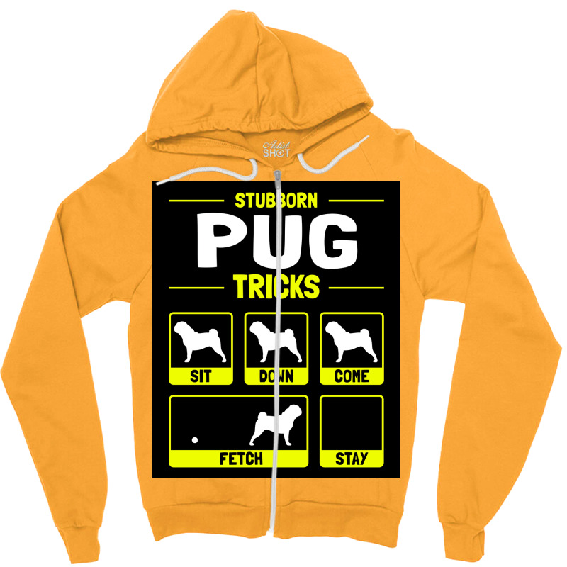 Hilarious Pug Dog Owner Gift Poster Summer Zipper Hoodie | Artistshot