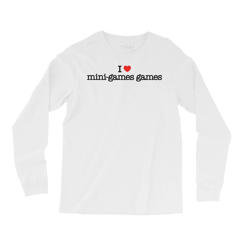 I Love Minigames Games Gaming Classic Tshirt Girl Long Sleeve Shirts | Artistshot