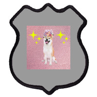 Cute Twinkling Akita Cute Poster Gift Shield Patch | Artistshot