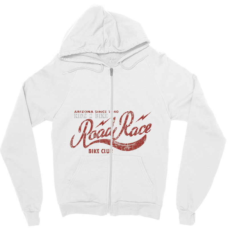 Road Race Bike Club Arizona 1940 Zipper Hoodie | Artistshot