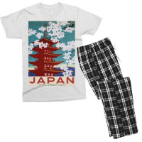 Japan Poster Nature Men's T-shirt Pajama Set | Artistshot