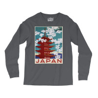 Japan Poster Nature Long Sleeve Shirts | Artistshot