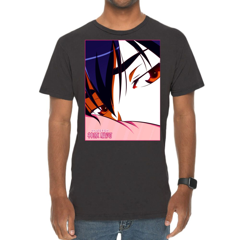 Kanbaru Suruga Poster Hippie (1) Vintage T-shirt | Artistshot