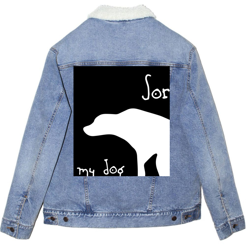 My Dog Was Pooping Poster 80s Unisex Sherpa-lined Denim Jacket | Artistshot