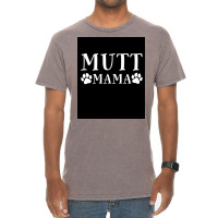 Mutt Mama Rescue Dog Poster Stars Vintage T-shirt | Artistshot