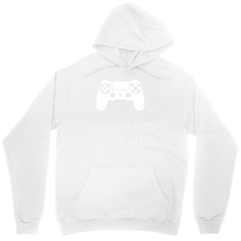 Play Games Enjoy Life V2 Blue Active Tshirt Summer Unisex Hoodie | Artistshot