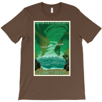 Outer Wilds Giantx27s Deep Travel Poster Poster T-shirt | Artistshot