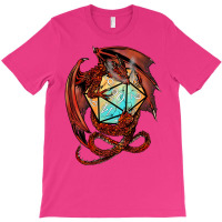 Red Dragon Dice Classic Tshirt Girl Yellow T-shirt | Artistshot