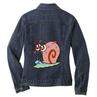 Gary The Snail 12 Ladies Denim Jacket | Artistshot