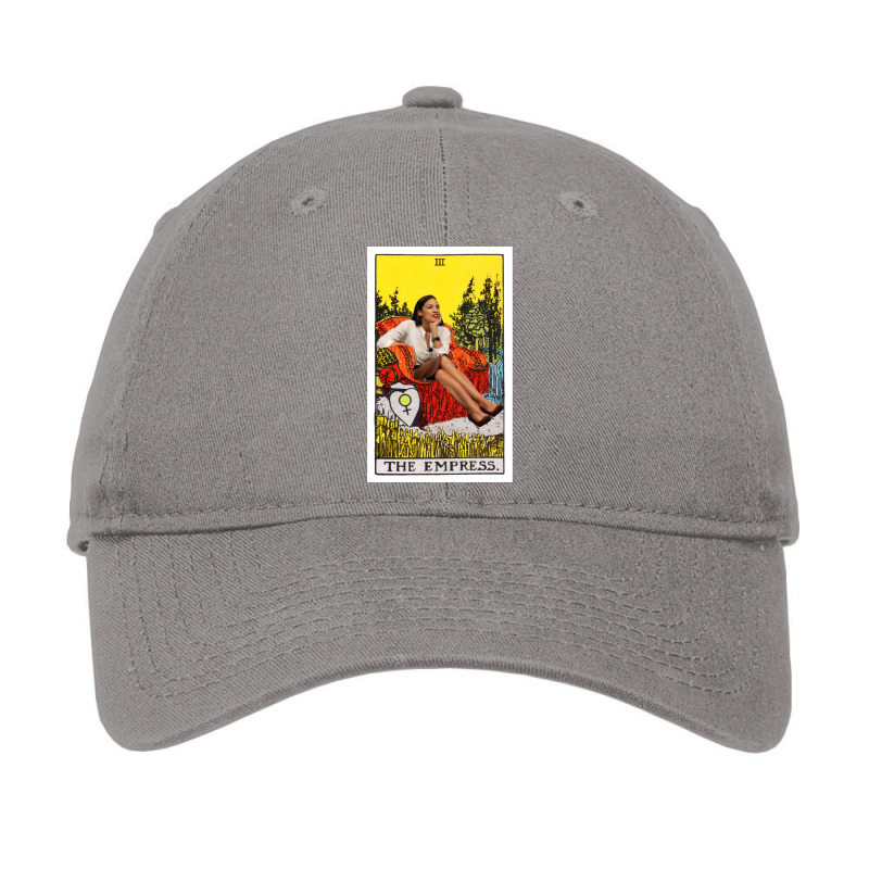 Alexandria Ocasio Cortez Aoc Empress Tarot Card   Hipster Adjustable Cap by titchkluth4 | Artistshot