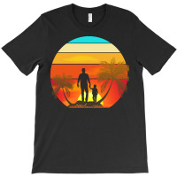 Father And Son Vintage T  Shirt Father And Son Vintage Sunset T  Shirt T-shirt | Artistshot