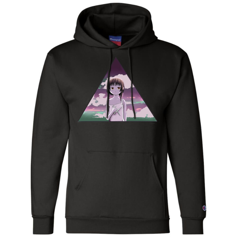 Serial Experiments Lain Fan Art Champion Hoodie by ClaytonPaulToquero | Artistshot